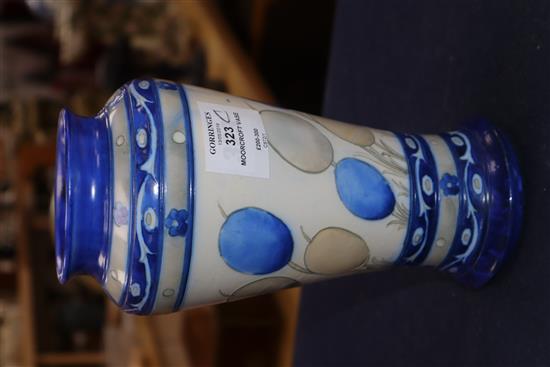 A Moorcroft Honesty pattern vase height 23cm